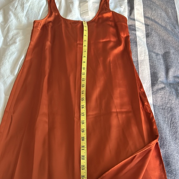 NWT XS Abercrombie & Fitch Rust Orange Dress - Picture 5 of 7